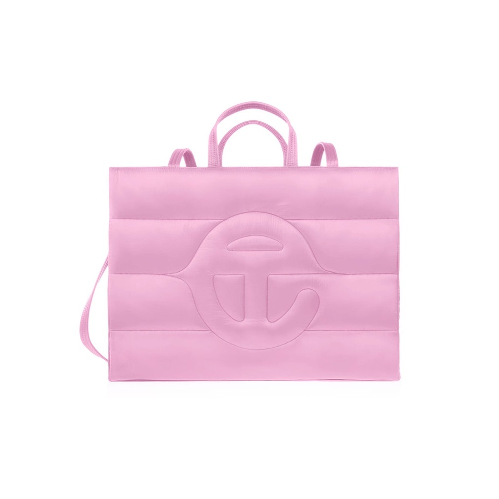 Bubble Pink Telfar Large Shopper!
